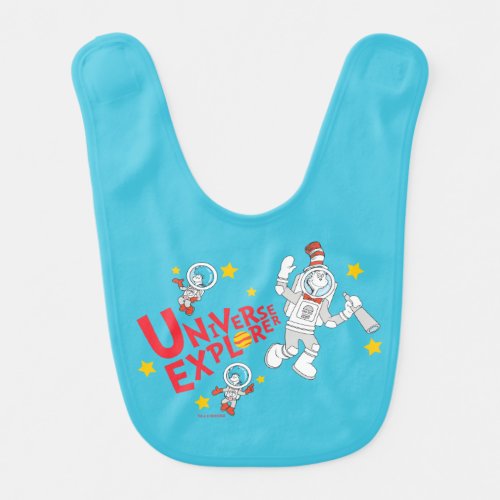 Dr Seuss  Cat in the Hat Universe Explorer Baby Bib