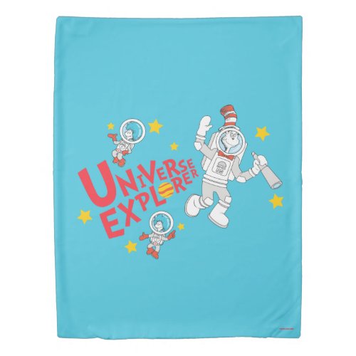 Dr Seuss  Cat in the Hat Universe Explorer Duvet Cover