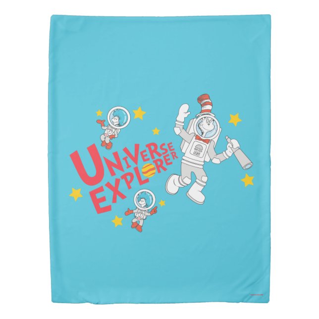 Dr. Seuss | Cat in the Hat Universe Explorer Duvet Cover (Front)