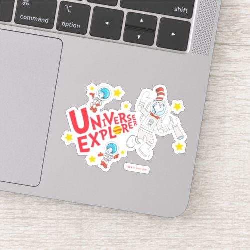 Dr Seuss  Cat in the Hat Universe Explorer Sticker