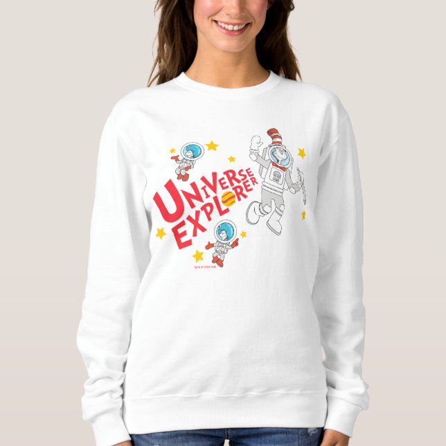 Dr. Seuss | Cat in the Hat Universe Explorer Sweatshirt (Front)