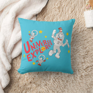 Dr. Seuss Cat in the Hat Universe Explorer Throw Pillow