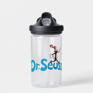 Dr. Seuss Cat in the Hat Vintage Logo Water Bottle