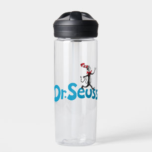 Dr. Seuss Cat in the Hat Vintage Logo Water Bottle