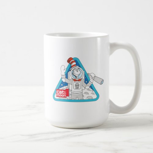 Dr Seuss  Cat in the Moon Outer Space Graphic Coffee Mug
