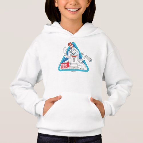 Dr Seuss  Cat in the Moon Outer Space Graphic Hoodie