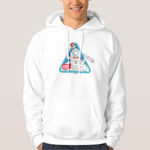Dr Seuss  Cat in the Moon Outer Space Graphic Hoodie