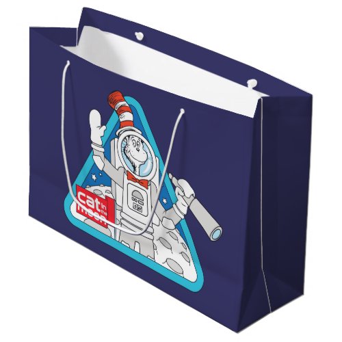 Dr Seuss  Cat in the Moon Outer Space Graphic Large Gift Bag