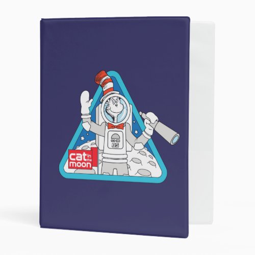 Dr Seuss  Cat in the Moon Outer Space Graphic Mini Binder