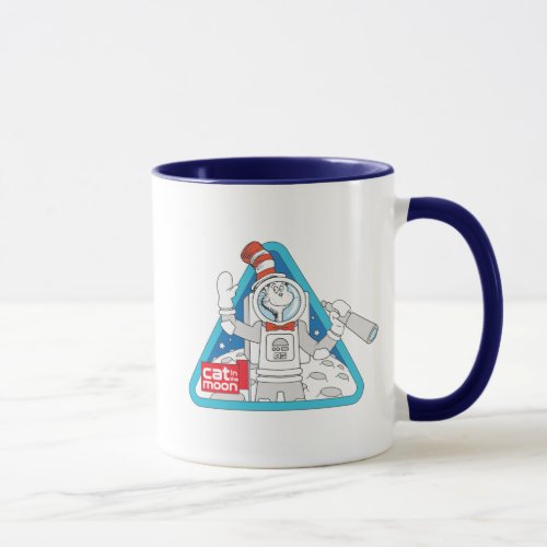 Dr Seuss  Cat in the Moon Outer Space Graphic Mug