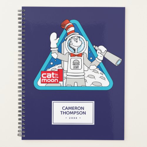 Dr Seuss  Cat in the Moon Outer Space Graphic Planner