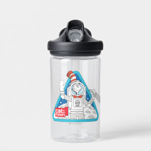 Dr. Seuss Cat in the Moon Outer Space Graphic Water Bottle