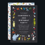 Dr. Seuss Character Confetti | Kids Birthday Invitation<br><div class="desc">Make those little birthday wishes soar with these invitations featuring everyone's favorite Dr. Seuss characters!

Each invitation features a colorful collage design bursting with beloved Dr. Seuss characters like Cat in the Hat,  Thing One and Thing Two,  and Horton the Elephant.</div>