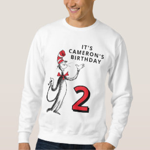 Dr. Seuss Character Confetti   Kids Birthday Sweatshirt