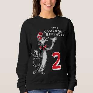 Dr. Seuss Character Confetti   Kids Birthday Sweatshirt