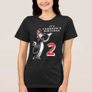 Dr. Seuss Character Confetti Kids Birthday Tri-Blend Shirt