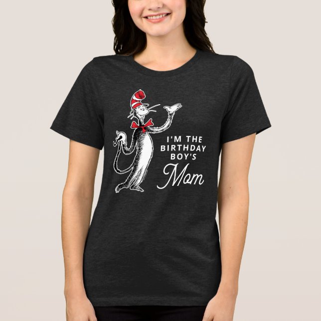 Dr. Seuss Character Confetti | Kids Birthday Tri-Blend Shirt (Front)
