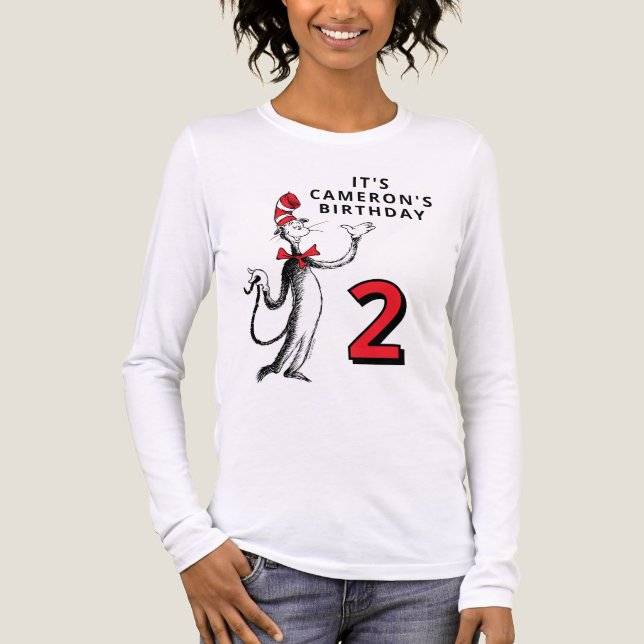 Dr. Seuss Character Confetti | Kids Birthday Tri-Blend Shirt (Front)
