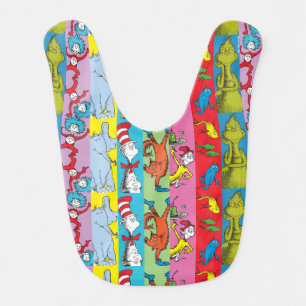 Dr. Seuss   Character Slice Baby Bib