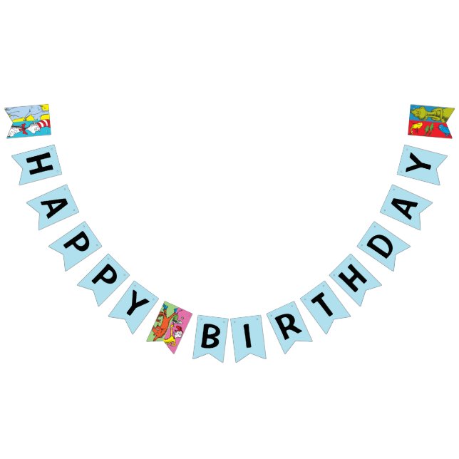 Dr. Seuss | Character Slice Bunting Flags (All)