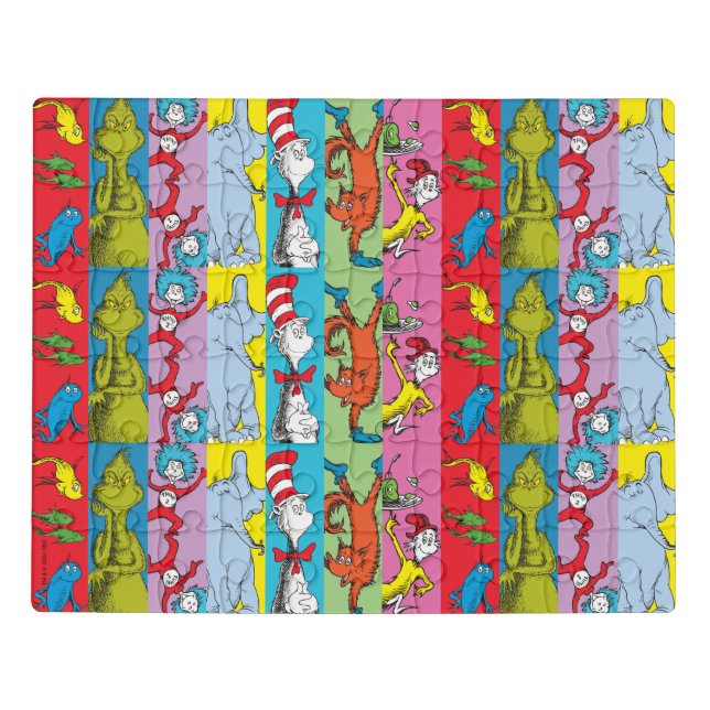 Dr. Seuss | Character Slice Jigsaw Puzzle (Puzzle Horizontal)