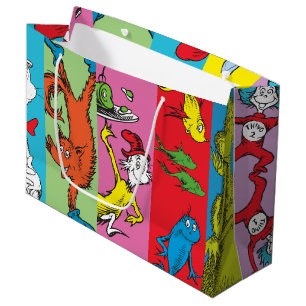 Dr. Seuss   Character Slice Large Gift Bag