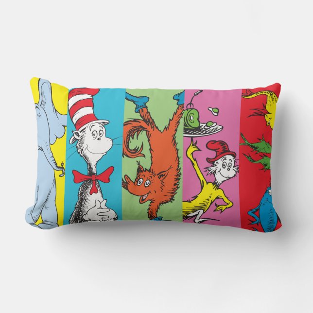 Dr. Seuss | Character Slice Lumbar Pillow (Front)