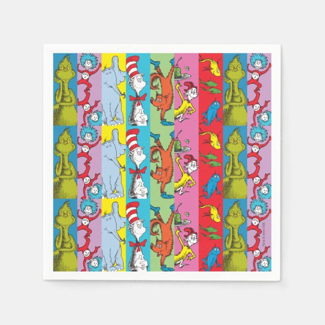 Dr. Seuss | Character Slice Napkins (Front)