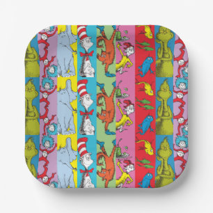 Dr. Seuss   Character Slice Paper Plates
