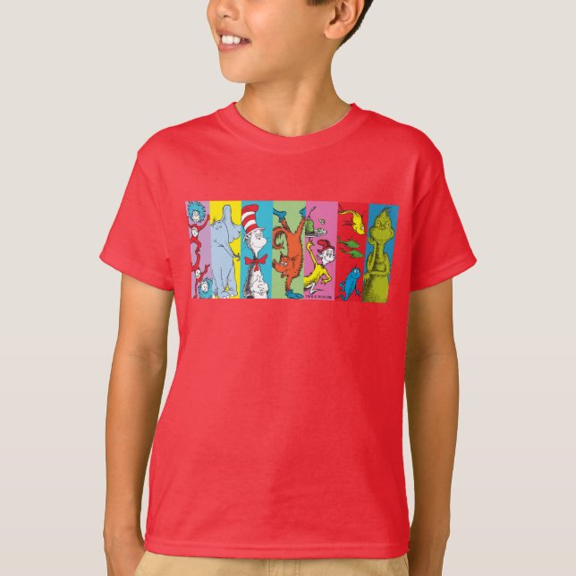 Dr. Seuss | Character Slice T-Shirt (Front)