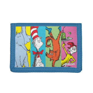 Dr. Seuss Character Slice Tri-fold Wallet