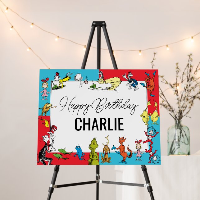 Dr. Seuss - Characters | Kids Birthday Foam Board (In Situ (Stand))