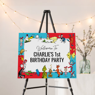 Dr. Seuss - Characters Kids Birthday Foam Board