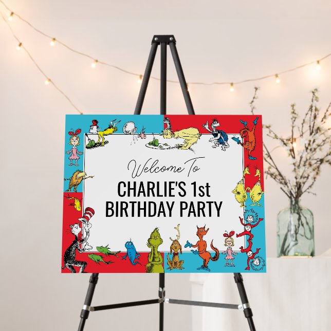 Dr. Seuss - Characters | Kids Birthday Foam Board (In Situ (Stand))