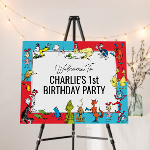Dr. Seuss - Characters Kids Birthday Foam Board