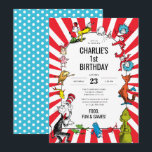 Dr. Seuss - Characters | Kids Birthday Invitation<br><div class="desc">Celebrate your child's birthday with the whimsical charm of Dr. Seuss! Our customizable Dr. Seuss Birthday Invitations feature beloved characters from his most popular books, bringing a touch of Seussian magic to your special event. From the mischievous Cat in the Hat and the imaginative Grinch to the curious Thing 1...</div>