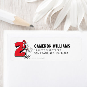 Dr. Seuss - Characters   Kids Birthday Label