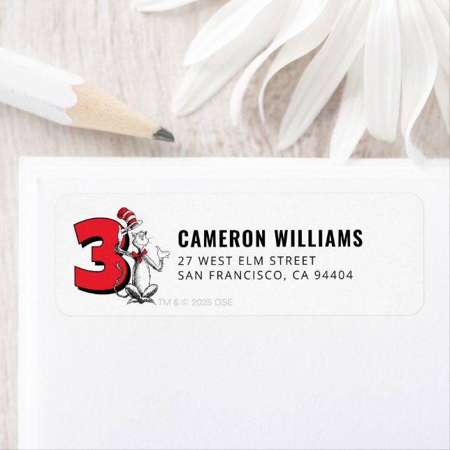 Dr. Seuss - Characters | Kids Birthday Label (Insitu)