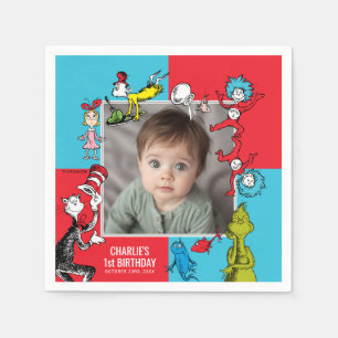 Dr. Seuss - Characters   Kids Birthday Napkins