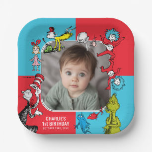 Dr. Seuss - Characters Kids Birthday Paper Plates