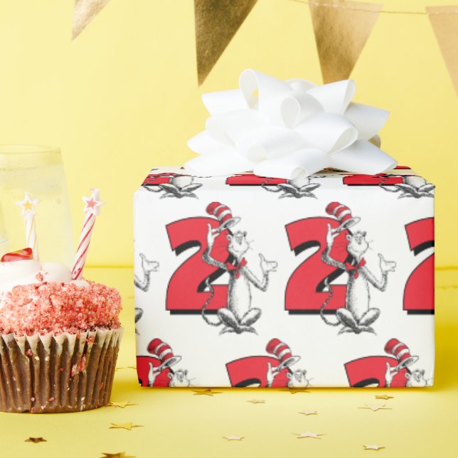 Dr. Seuss - Characters | Kids Birthday Wrapping Paper (Birthday Party)