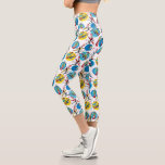 Dr. Seuss | Characters With Pencils Pattern Capri Leggings