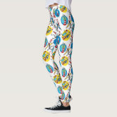 Dr. Seuss, The Grinch Colorful Pattern Capri Leggings