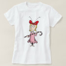 Dr. Seuss | Cindy-Lou Who - Holding Candy Cane T-Shirt Dr. Seuss | Cindy-Lou Who - Holding Candy Cane T-Shirt
