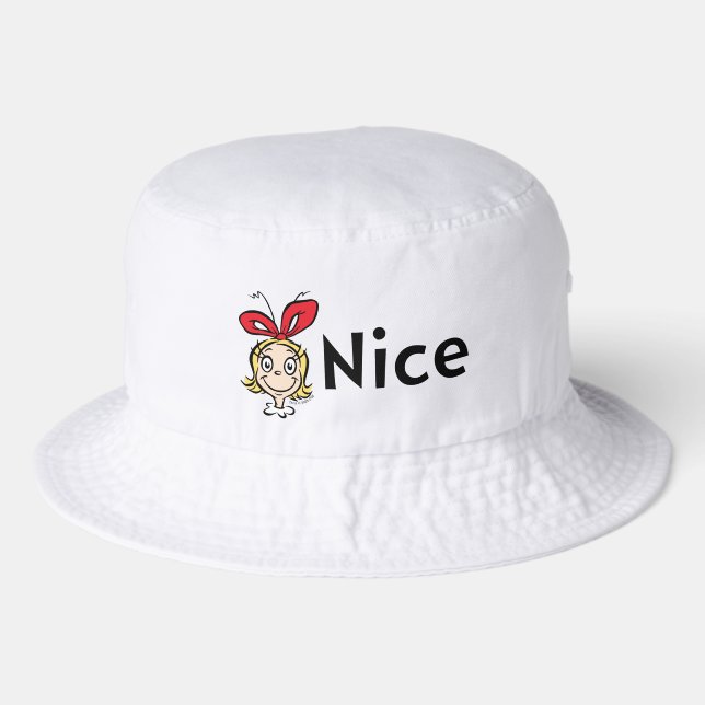 Dr. Seuss | Cindy-Lou Who is Nice Bucket Hat (Front)