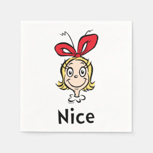 Dr. Seuss Cindy-Lou Who is Nice Napkins