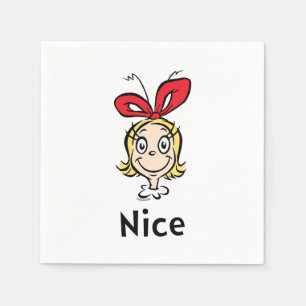 Dr. Seuss Cindy-Lou Who is Nice Napkins