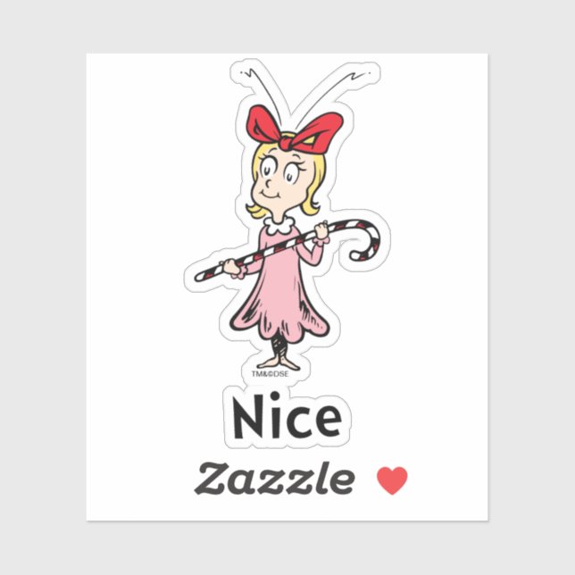 Dr. Seuss | Cindy-Lou Who is Nice Sticker (Sheet)