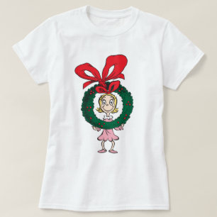 Dr. Seuss   Cindy-Lou Who - Wreath T-Shirt