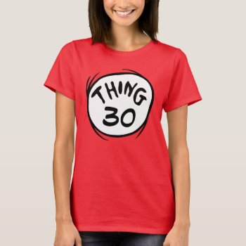 Dr. Seuss | Custom Thing 1 Thing 2 T-shirt by DrSeussShop at Zazzle
